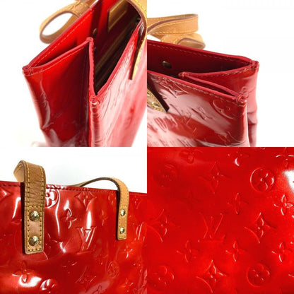 Louis Vuitton Shoulder Bag Reed MM Monogram Vernis Canvas Rouge Red