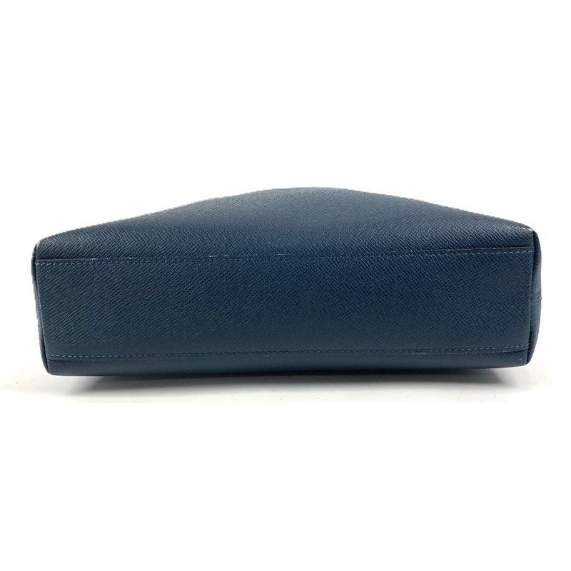 Louis Vuitton Shoulder Bag Grigori Taiga Leather Ocean Blue