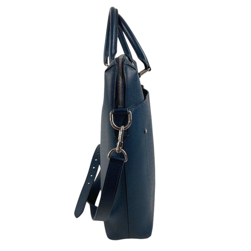 Louis Vuitton Shoulder Bag Grigori Taiga Leather Ocean Blue