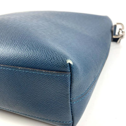 Louis Vuitton Shoulder Bag Grigori Taiga Leather Ocean Blue