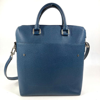 Louis Vuitton Shoulder Bag Grigori Taiga Leather Ocean Blue
