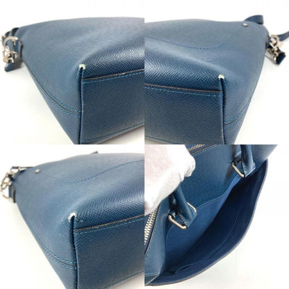 Louis Vuitton Shoulder Bag Grigori Taiga Leather Ocean Blue
