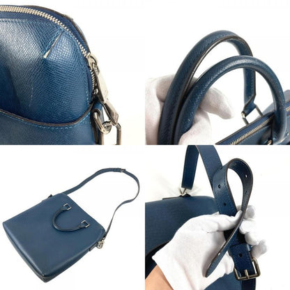 Louis Vuitton Shoulder Bag Grigori Taiga Leather Ocean Blue