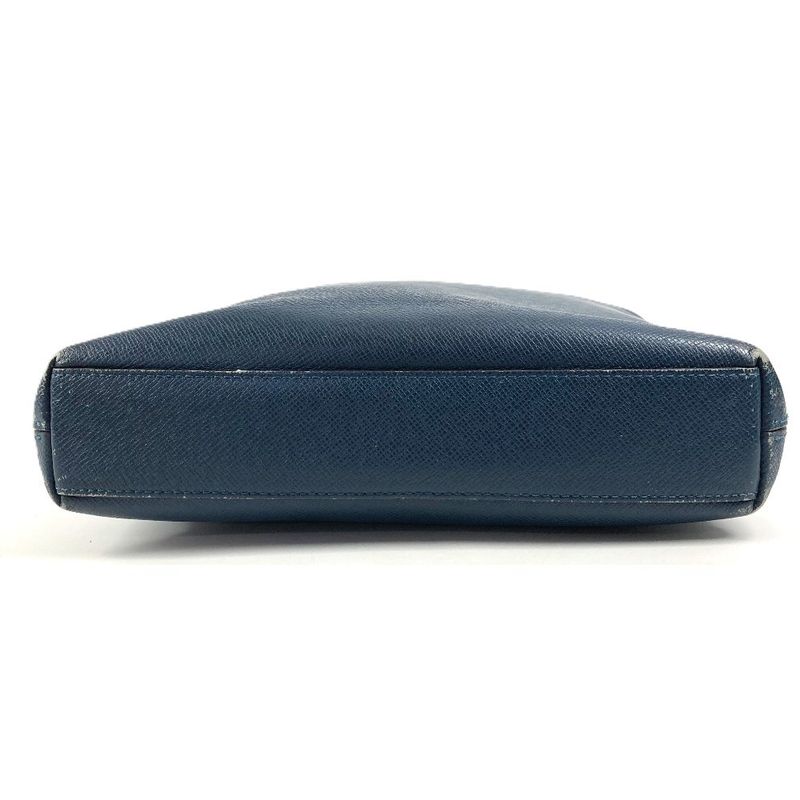 Louis Vuitton Shoulder Bag Grigori Taiga Leather Ocean Blue