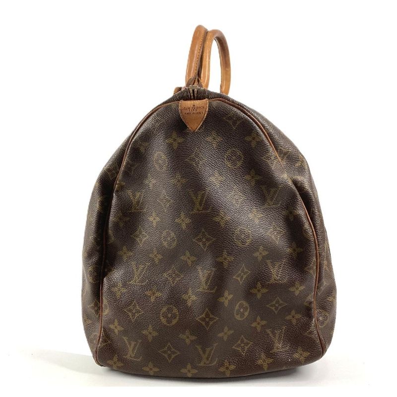 Louis Vuitton Boston Bag Keepall 55 Debeso Monogram Canvas Brown