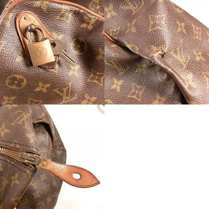 Louis Vuitton Boston Bag Keepall 55 Debeso Monogram Canvas Brown