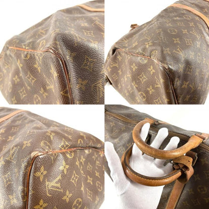 Louis Vuitton Boston Bag Keepall 55 Debeso Monogram Canvas Brown