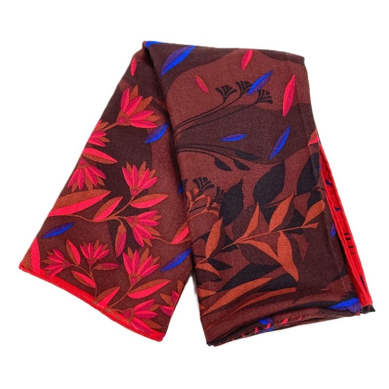Cartier Shawl Large Scarf 140 Cashmere Red