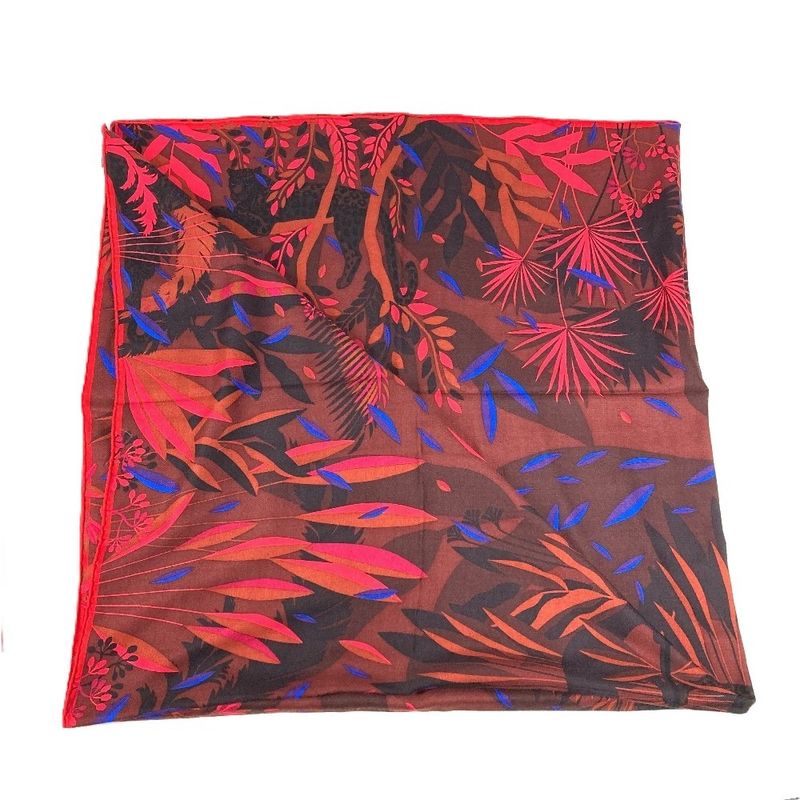 Cartier Shawl Large Scarf 140 Cashmere Red