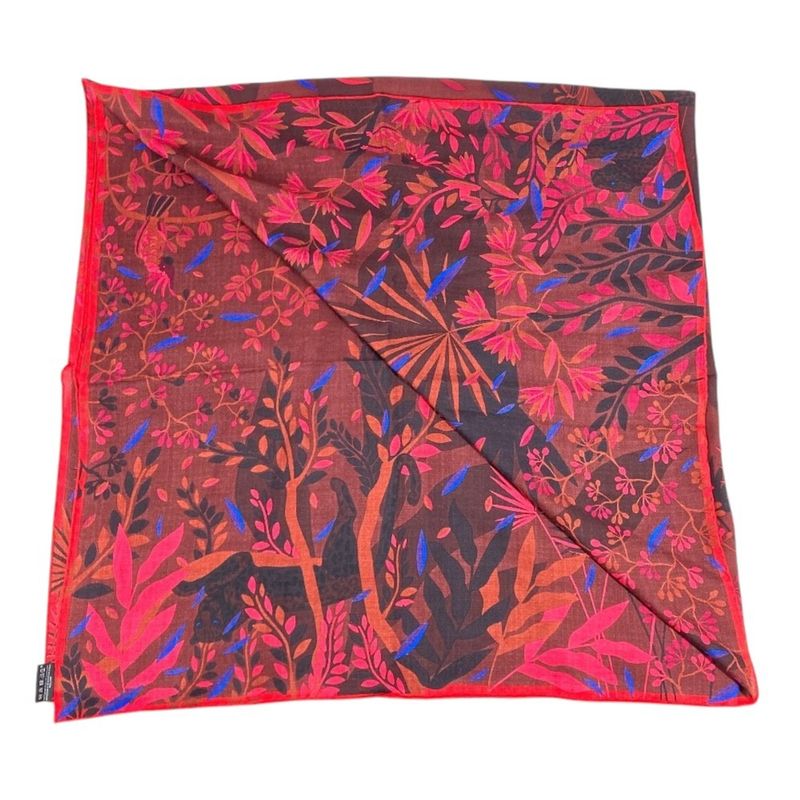 Cartier Shawl Large Scarf 140 Cashmere Red