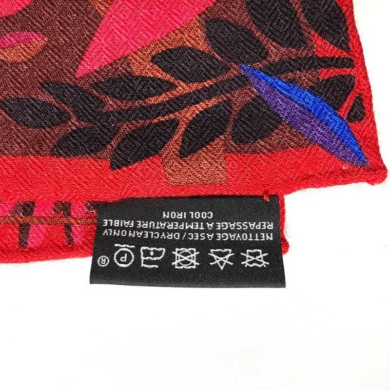 Cartier Shawl Large Scarf 140 Cashmere Red