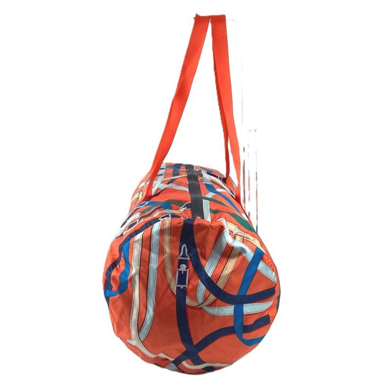 Hermes Shoulder Bag Air Silk Duffle 44 Orange
