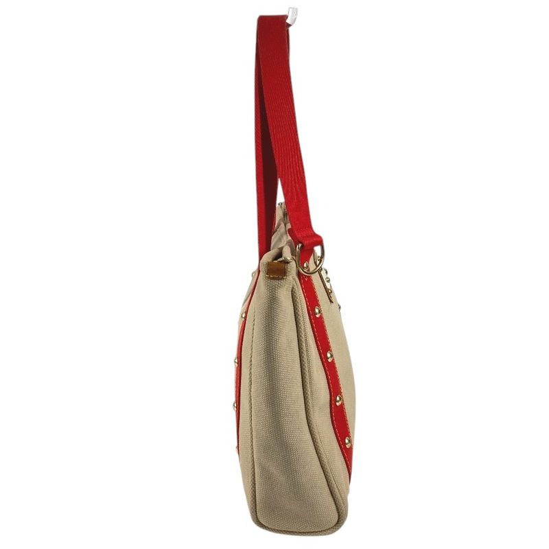 Louis Vuitton Shoulder Bag Cabas MM Canvas Beige