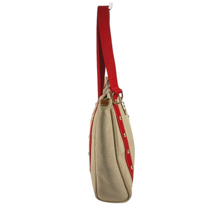 Louis Vuitton Shoulder Bag Cabas MM Canvas Beige