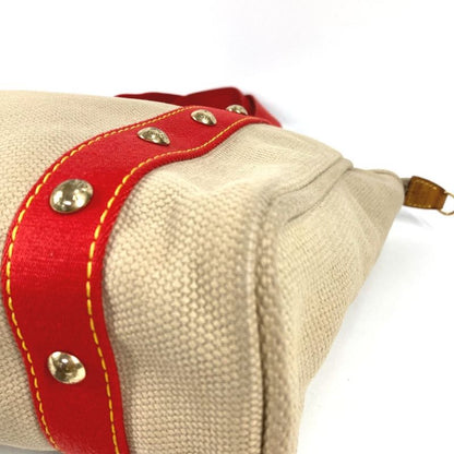 Louis Vuitton Shoulder Bag Cabas MM Canvas Beige