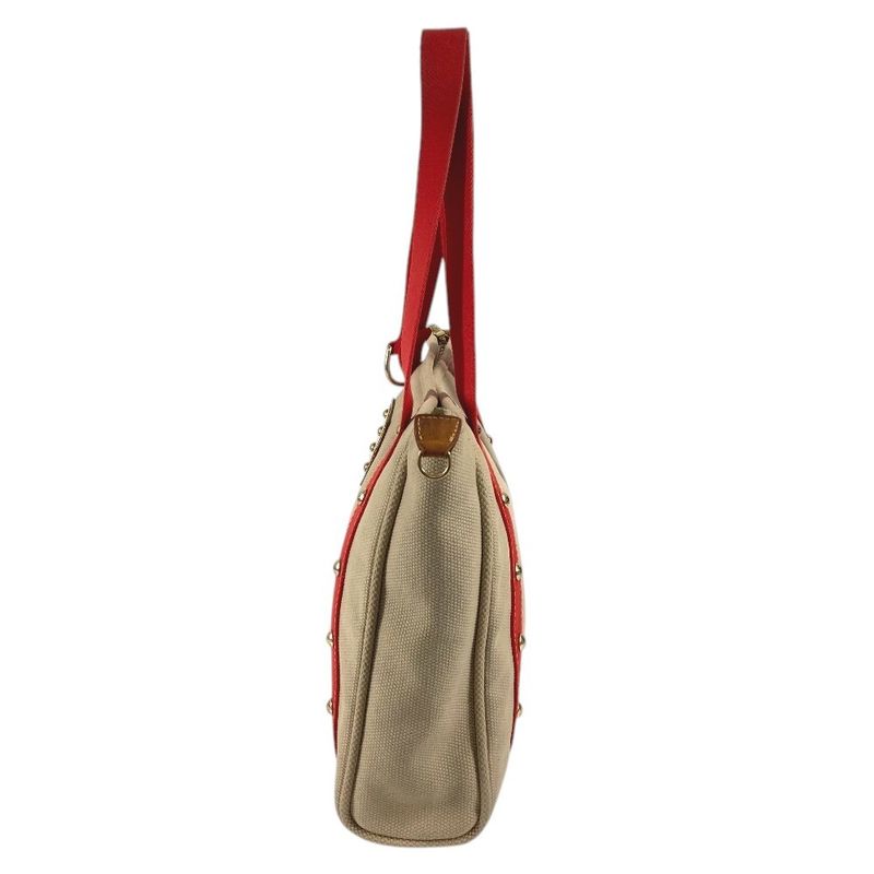 Louis Vuitton Shoulder Bag Cabas MM Canvas Beige