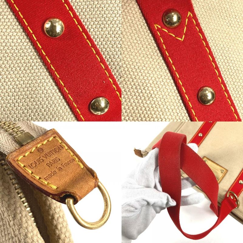 Louis Vuitton Shoulder Bag Cabas MM Canvas Beige