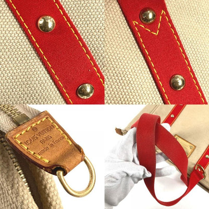 Louis Vuitton Shoulder Bag Cabas MM Canvas Beige