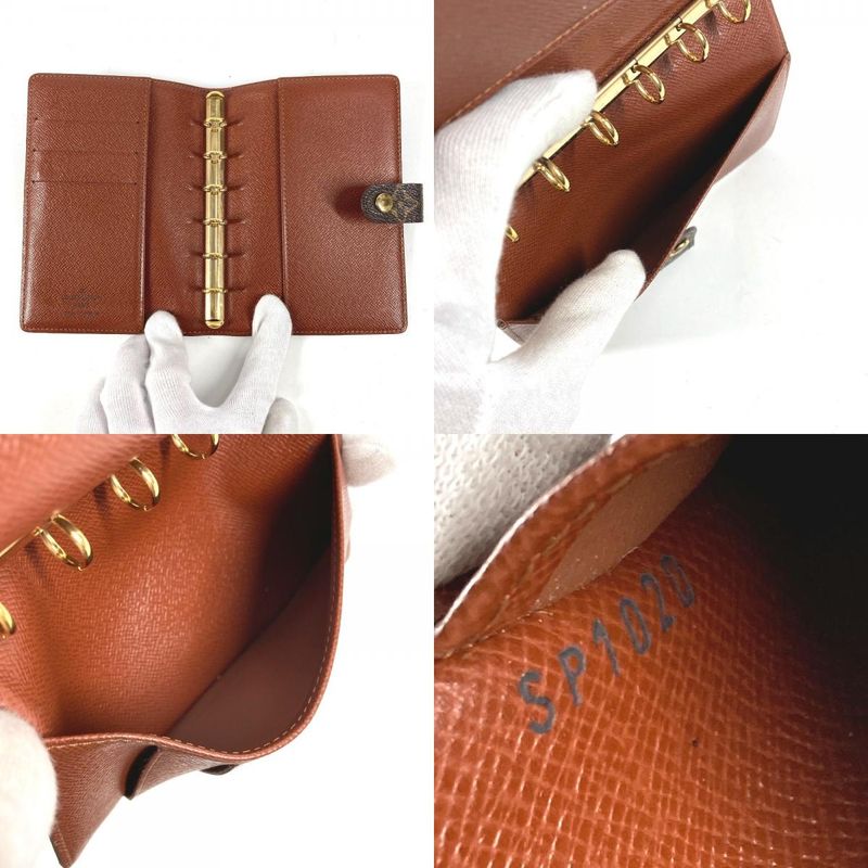 Louis Vuitton Notebook Cover Agenda PM Monogram Canvas Brown
