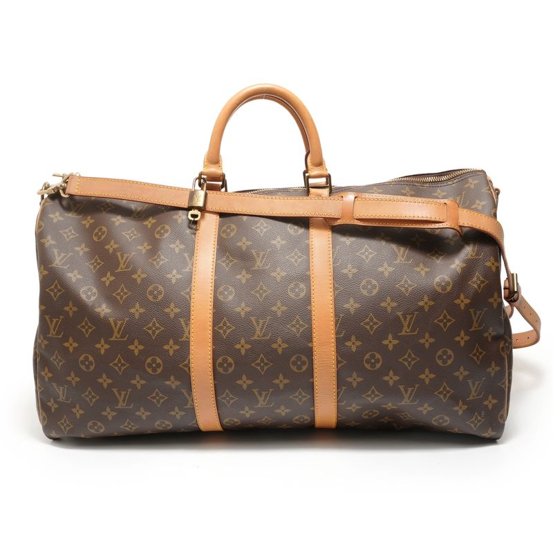 Louis Vuitton Boston Bag Monogram Keepall Bandouliere 55