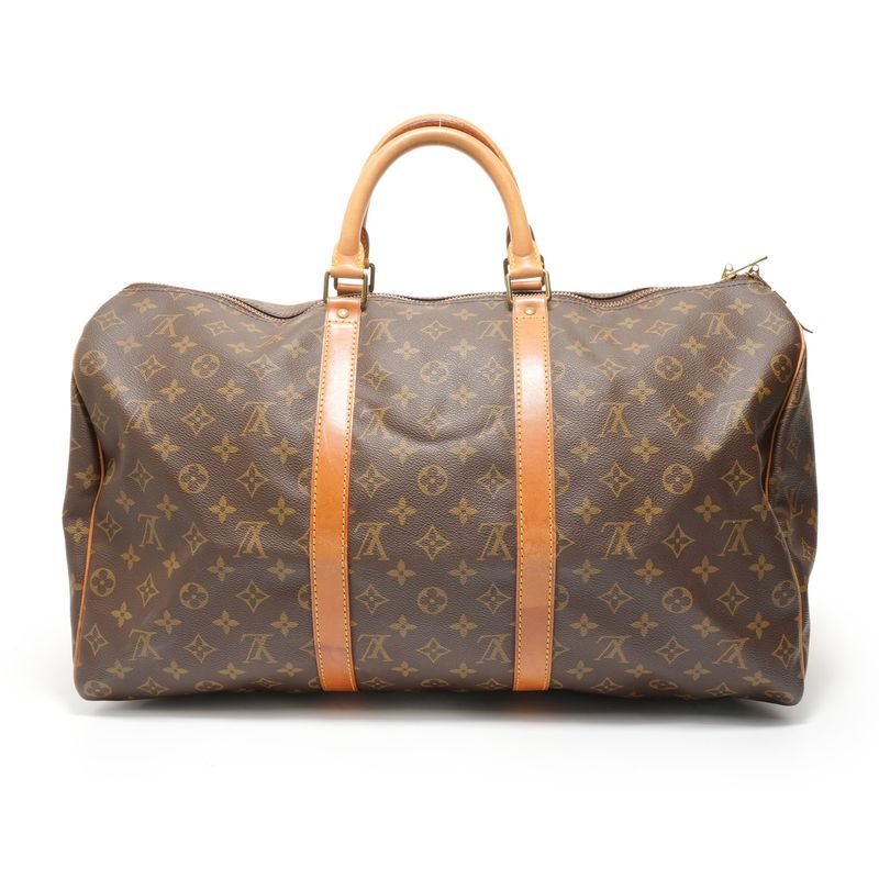 Louis Vuitton Boston Bag Monogram Keepall 50