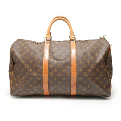Louis Vuitton Boston Bag Monogram Keepall 50