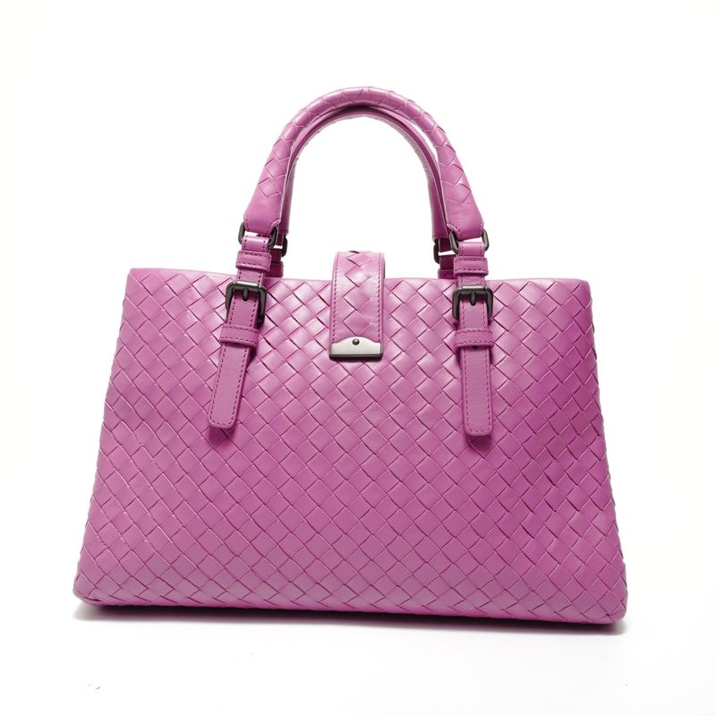 Bottega Veneta Handbag Intrecciato Rome 2-Way Leather
