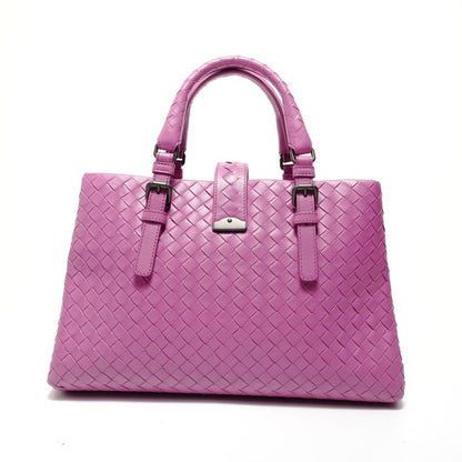 Bottega Veneta Handbag Intrecciato Rome 2-Way Leather