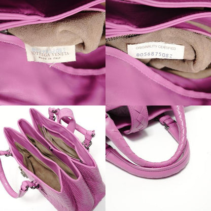 Bottega Veneta Handbag Intrecciato Rome 2-Way Leather