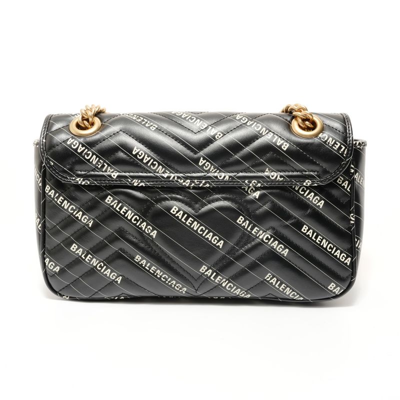 Gucci Shoulder Bag the Hacker GG Marmont Chain