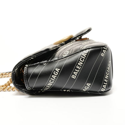 Gucci Shoulder Bag the Hacker GG Marmont Chain