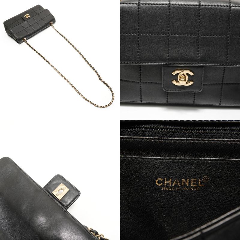 Chanel Shoulder Bag Chocolate Bar Chain