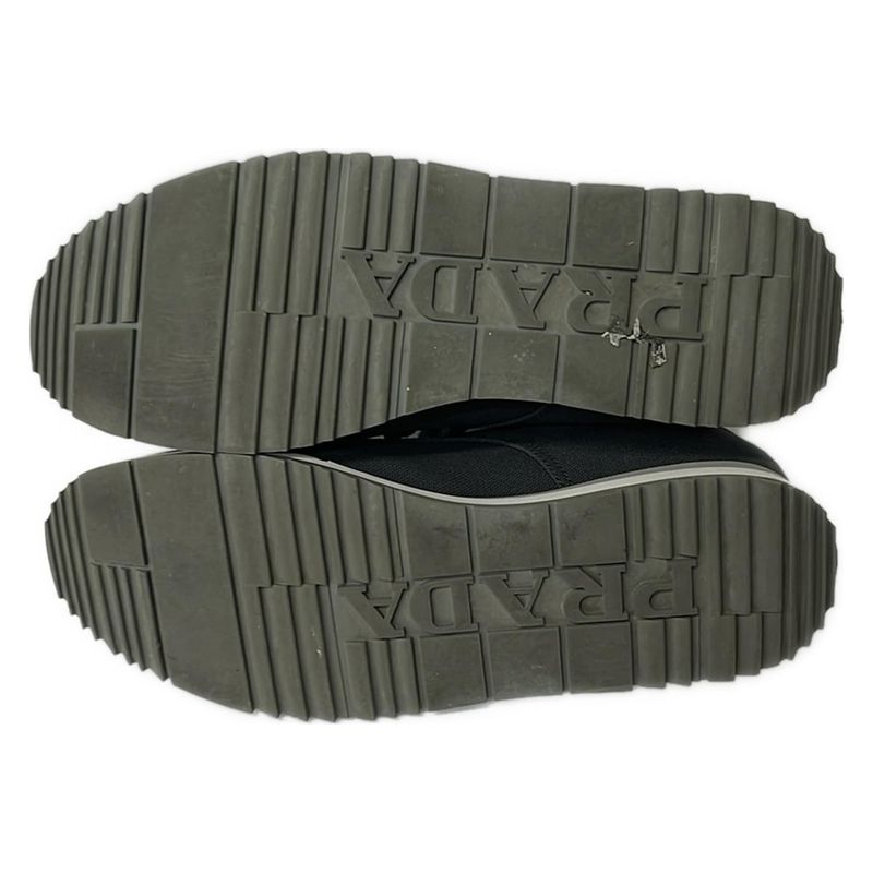 Prada Sneakers 8.5 Black Gray White