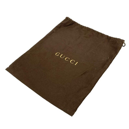 Gucci Shoulder Bag GG Plus Supreme Beige Ebony Pink Flat Messenger Leather