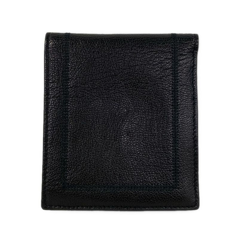 Saint Laurent Yves Rive Gauche Bifold Wallet Black Leather