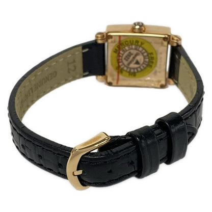 Fendi Watch Leather White Shell Pink Beige