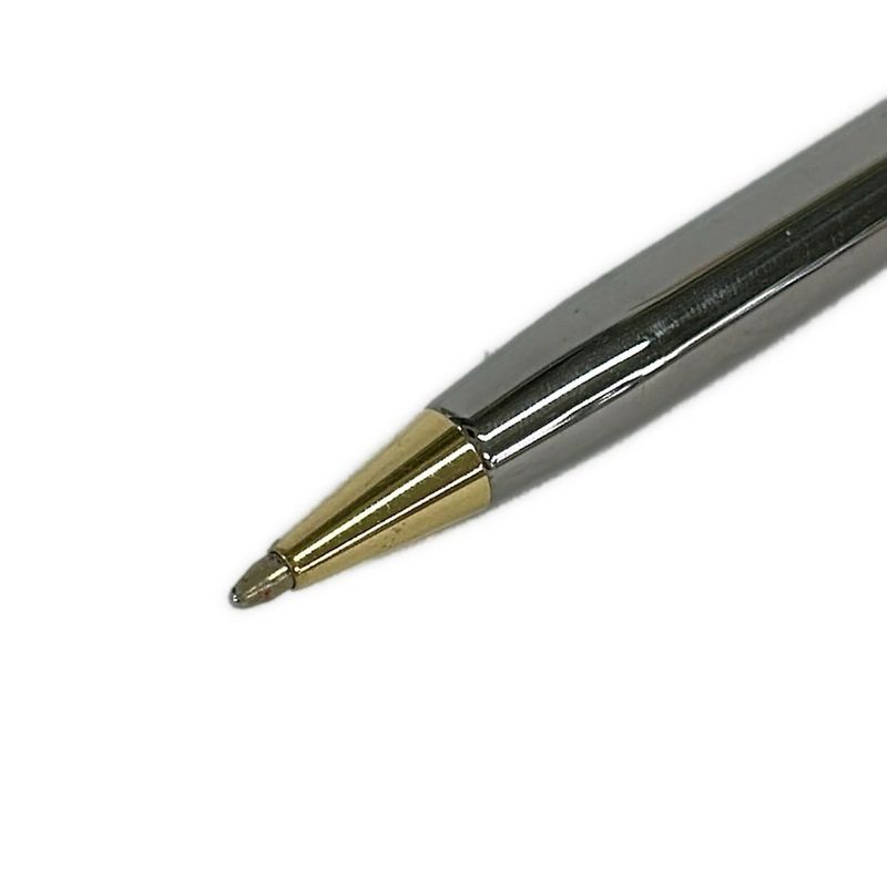 Tiffany & Co Ballpoint Pen Classic T Silver Gold No Ink