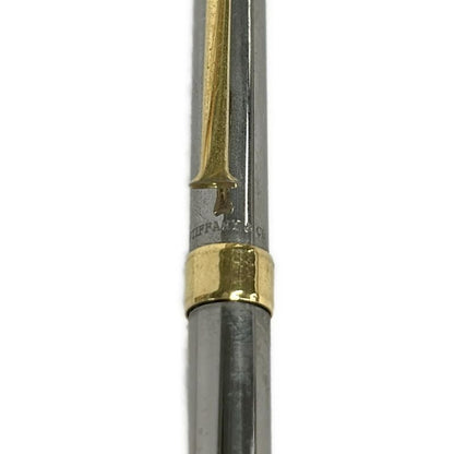 Tiffany & Co Ballpoint Pen Classic T Silver Gold No Ink