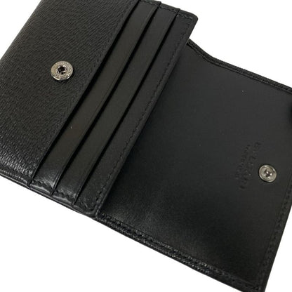 Bvlgari Coin Case Serpenti Black Leather
