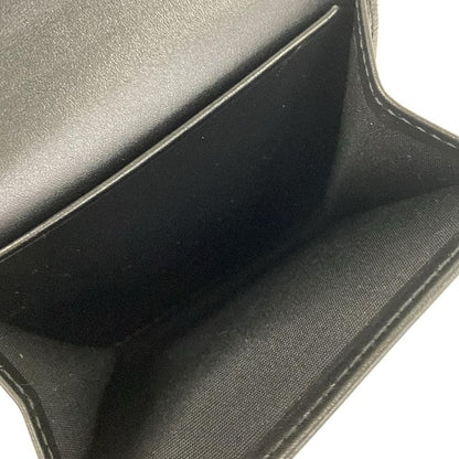 Bvlgari Coin Case Serpenti Black Leather