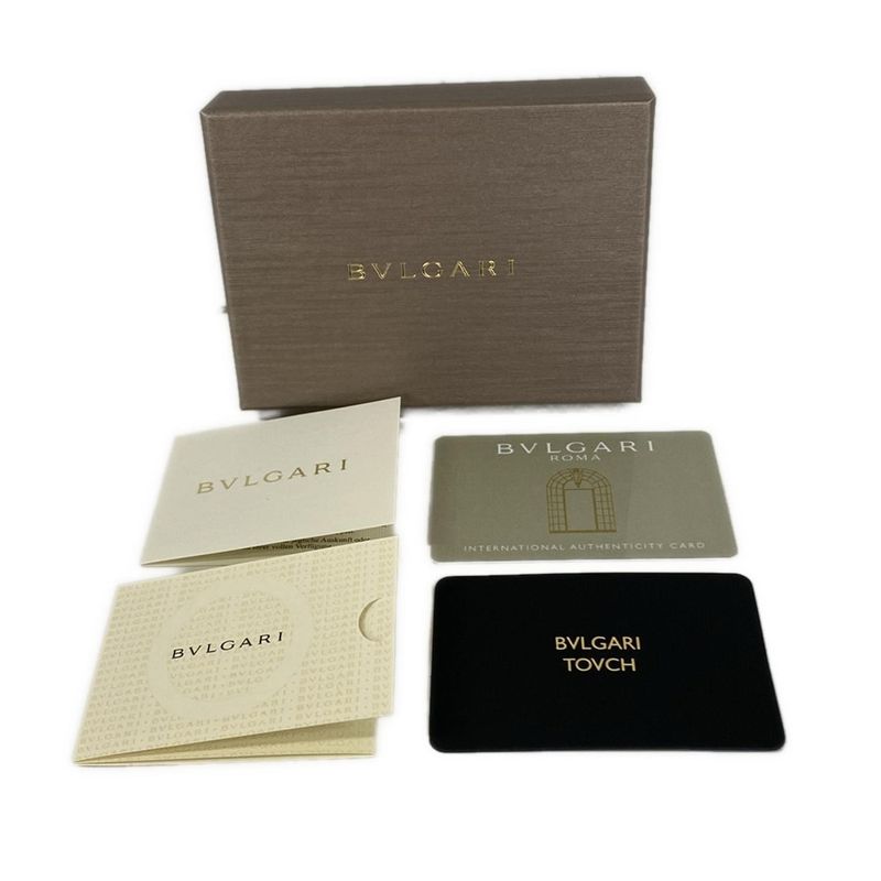 Bvlgari Coin Case Serpenti Black Leather