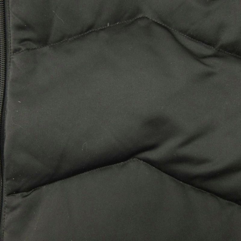 Moncler Blue Tag Norma Afnor Down Coat Zip Up Long Length 2 Black