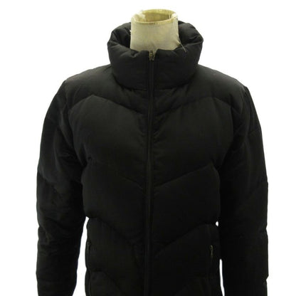 Moncler Blue Tag Norma Afnor Down Coat Zip Up Long Length 2 Black