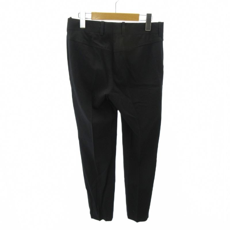 Gucci Tag Era Pants Trousers Straight Pleated 40 Black