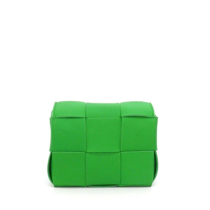 Bottega Veneta Shoulder Bag Candy Cassette Parakit Leather Gold
