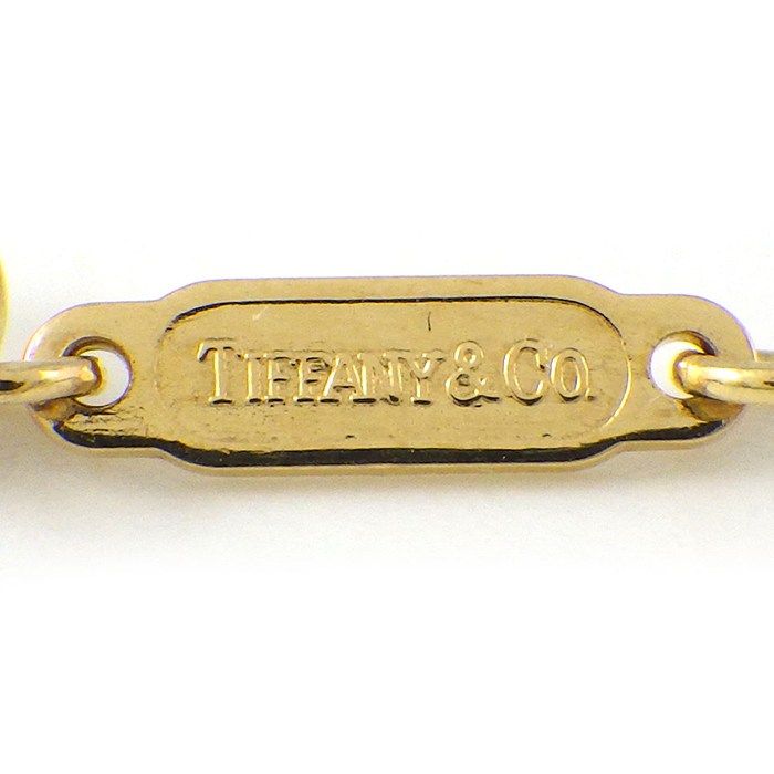 Tiffany & Co Necklace Heart Ribbon 18k Yellow Gold