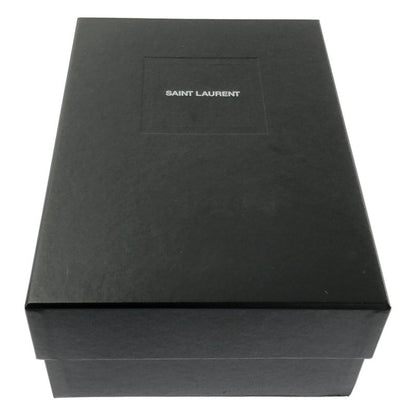 Saint Laurent Patent Leather Lace Up Shoes 40 Black