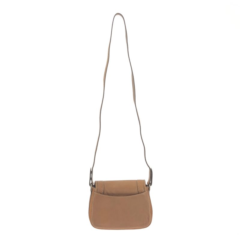 Cartier Suede Marcello de Saddle Bag Brown