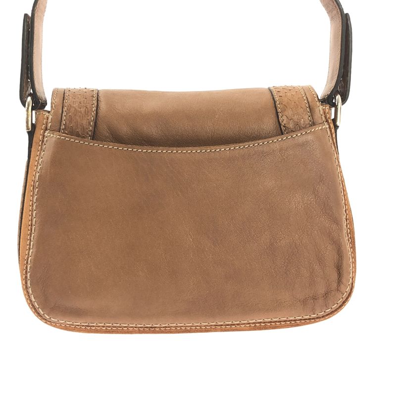 Cartier Suede Marcello de Saddle Bag Brown