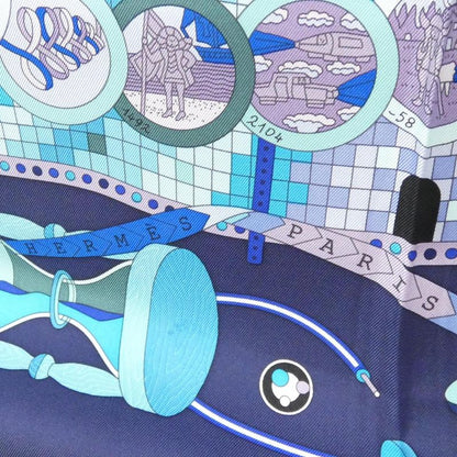 Hermes le Laboratoire du Temps Carre Scarf